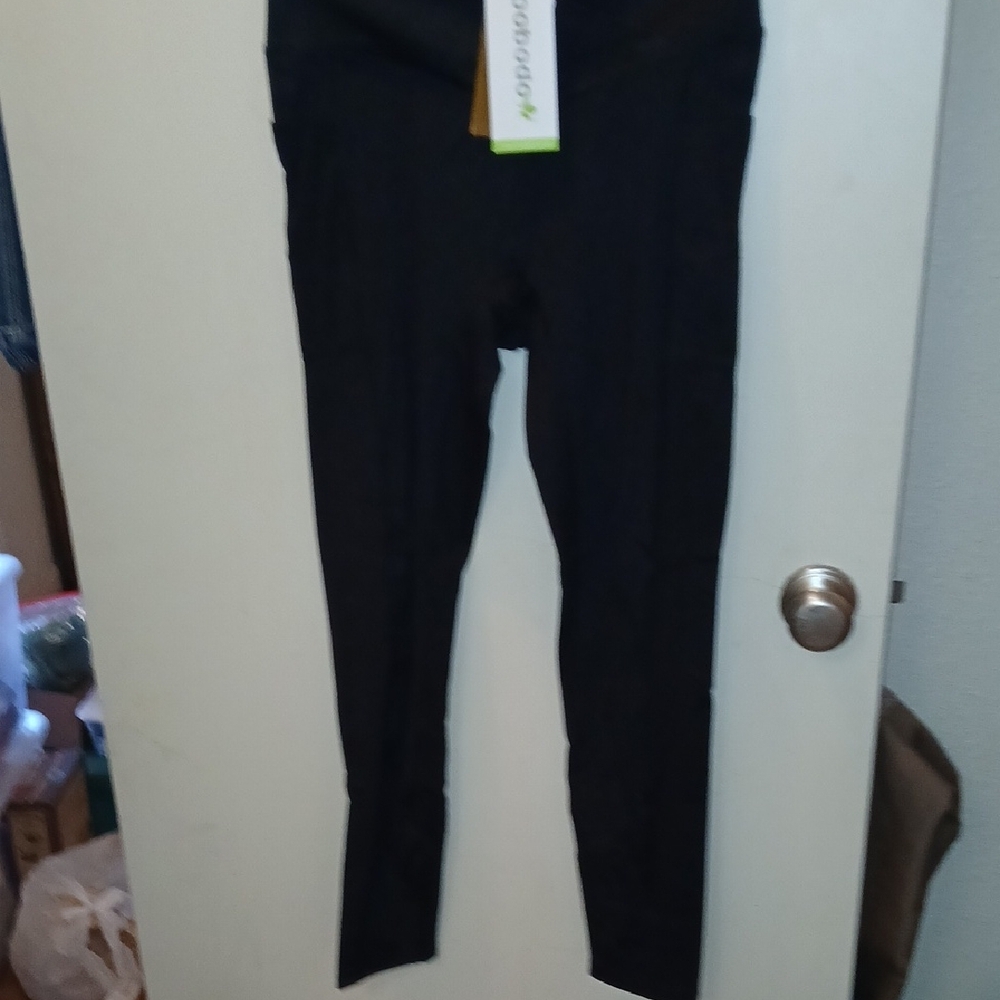 Black Women's Leggings By Pobodo Never Worn. - Picture 3 of 6